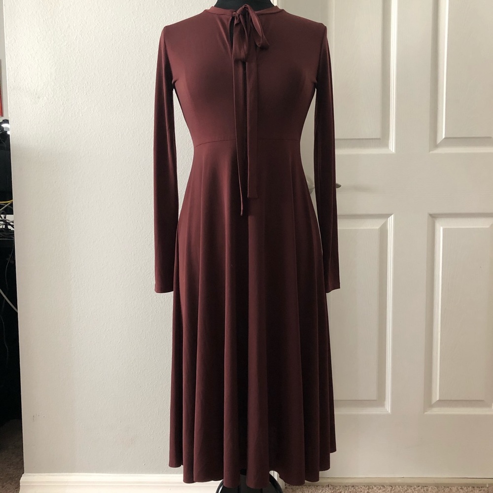 Zara keyhole midi dress
